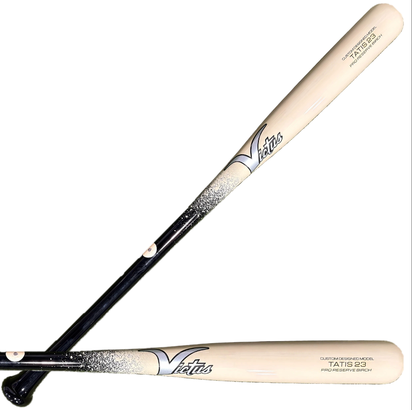 Victus TATIS23  Black/Tan Birch Pro Reserve Wood Baseball Bat
