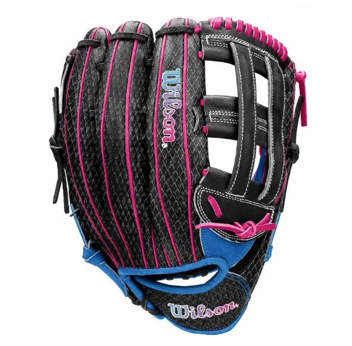 Wilson A1000SP 1922 Tubbs REP 13" Slowpitch Softball Glove  BLBKPK LT