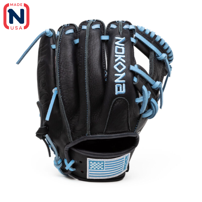 Nokona S1-EP400 Black 11.5" I Web 16U Infield/Outfield Glove