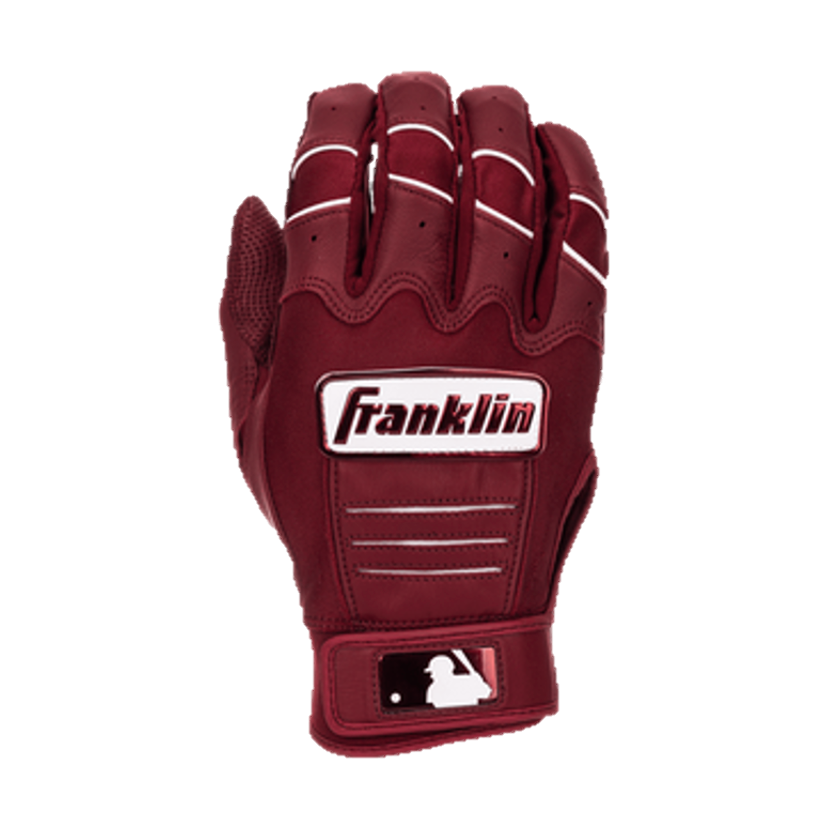 Franklin Adult CFX Pro Batting Gloves  - Burgundy
