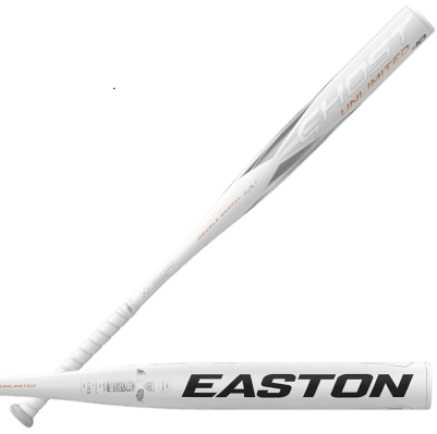 Easton Ghost Unlimited 32" -10 baseball bat with Sonic Comp Max technology and VRS1 connection design.