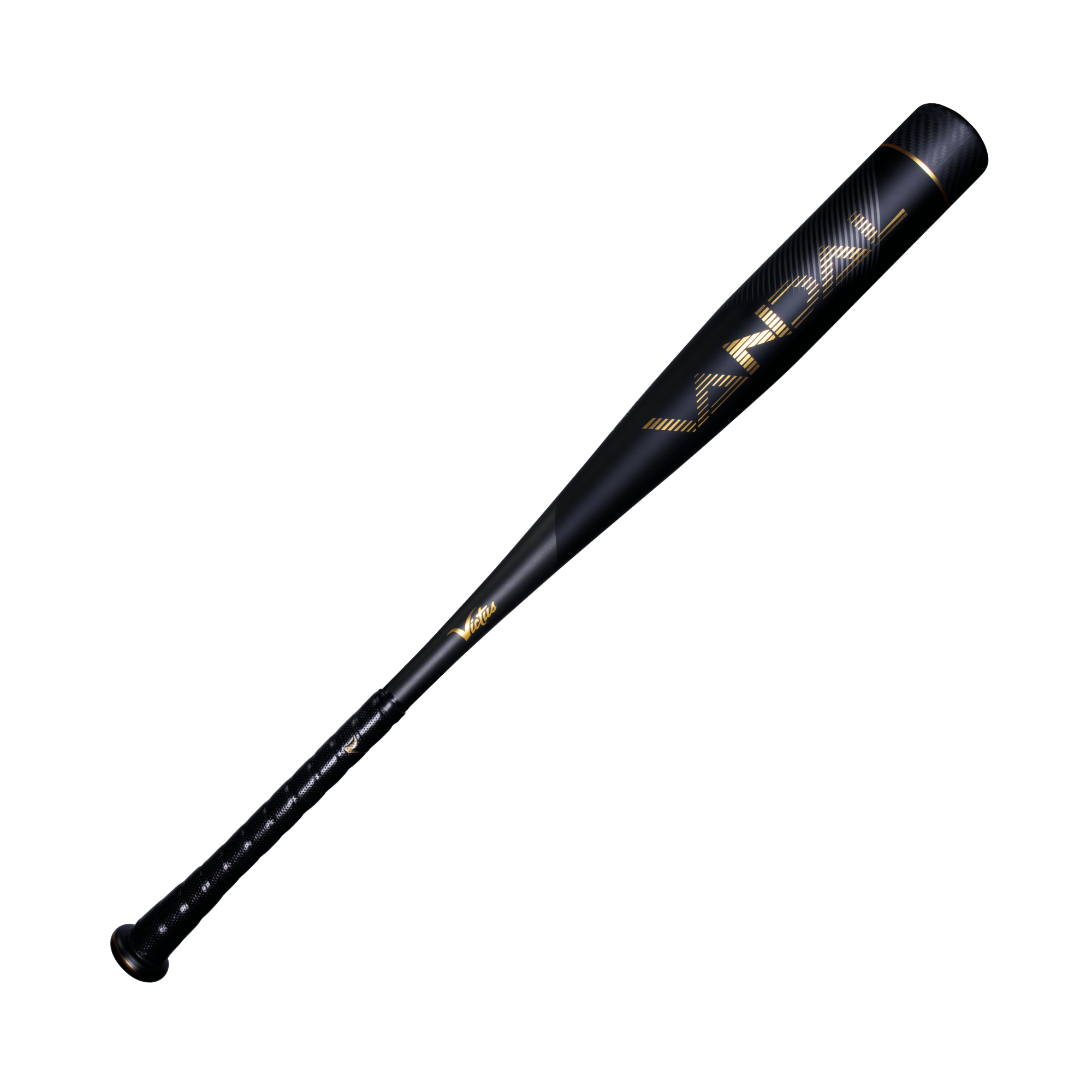 Victus Vandal 2 BBCOR -3 baseball bat featuring a micro-perforated grip and lightweight carbon composite design.