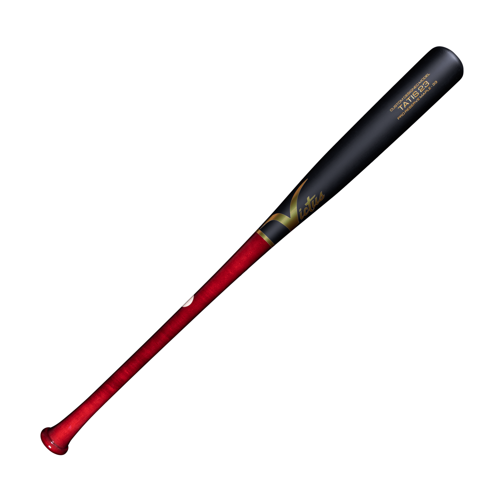 Victus Tatis23 Cherry/Flat Black Maple Pro Reserve Bat with Flared Knob