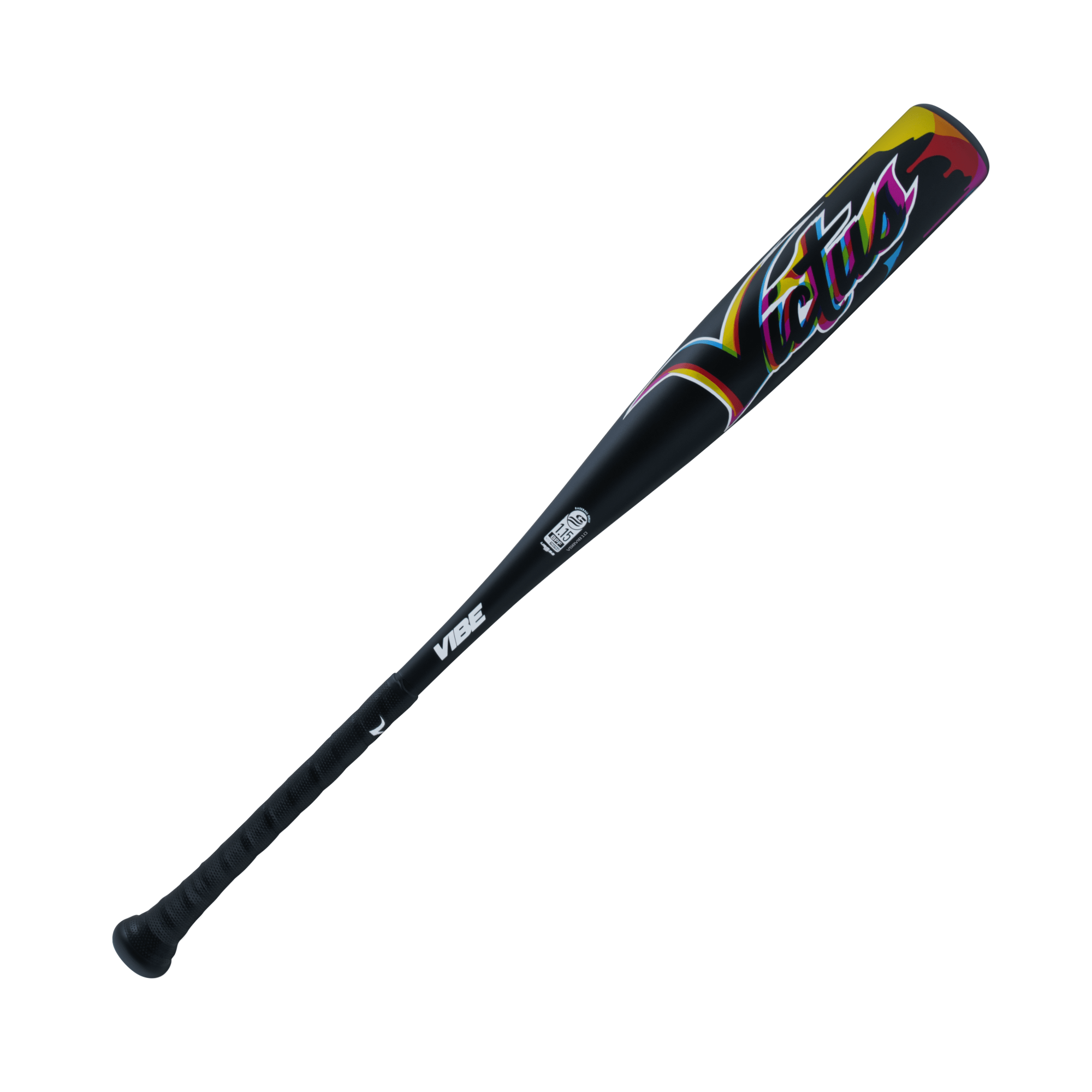 Victus VIBE Senior League -10 baseball bat with ring-free barrel and ergonomic handle for ultimate control and performance.