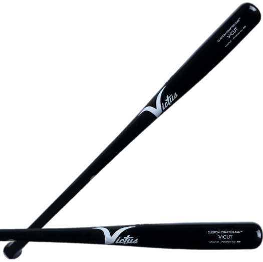 Victus Axe V-Cut 32” bat showcasing sleek black design, ideal for players focused on powerful swings and performance.