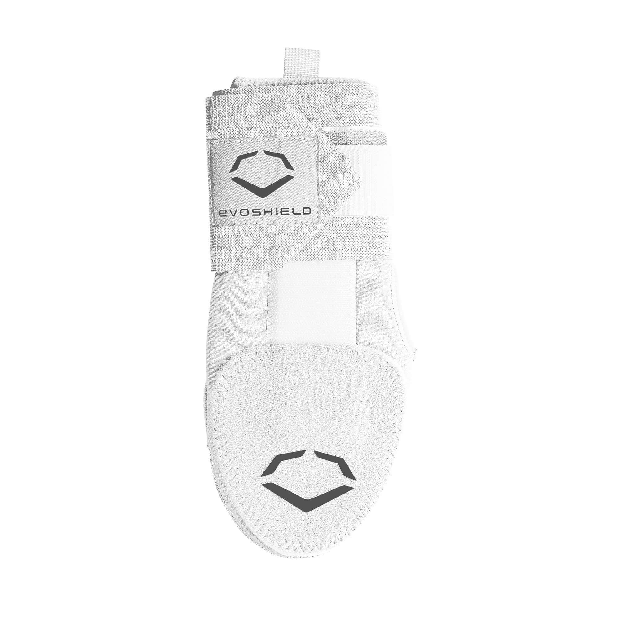 Evoshield Sliding Mitt Right Hand Protective shields on top and underside, elastic straps for secure fit, thumb hole for flexibility.