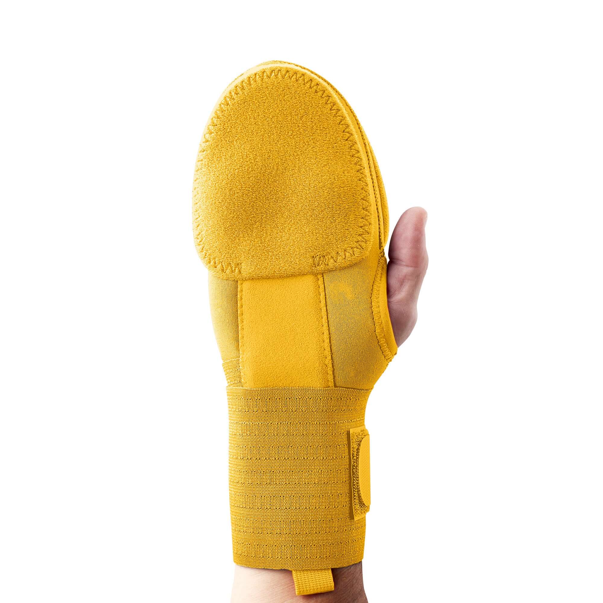 Evoshield Sliding Mitt Right Hand Protective shields on top and underside, elastic straps for secure fit, thumb hole for flexibility.