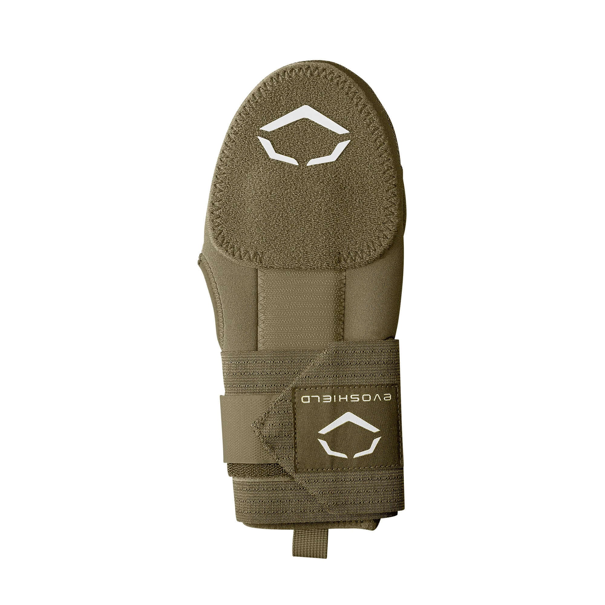Evoshield Sliding Mitt Right Hand Protective shields on top and underside, elastic straps for secure fit, thumb hole for flexibility.