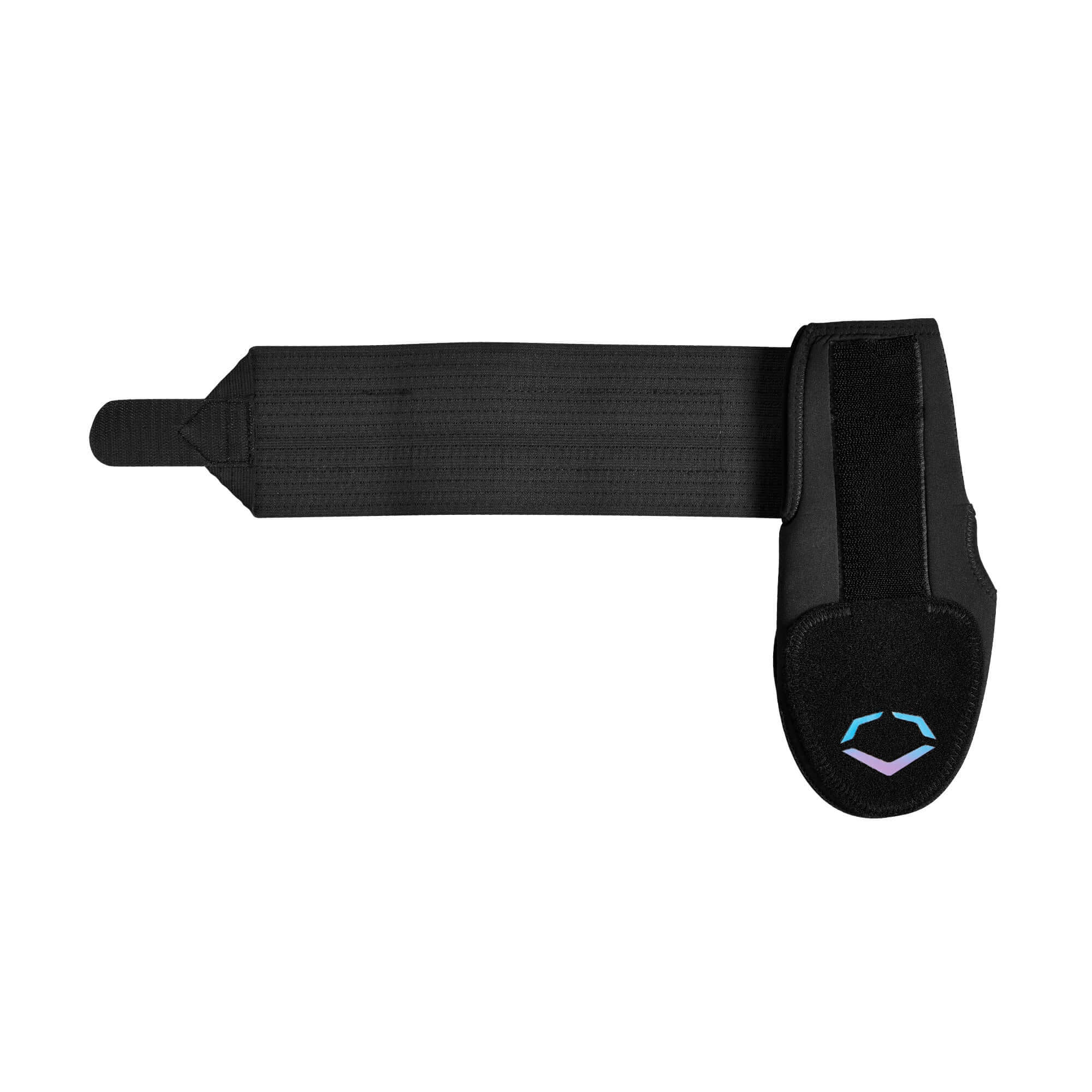 Evoshield Autism Speaks Sliding Mitt RH in black with protective padding and elastic straps for stability and support.