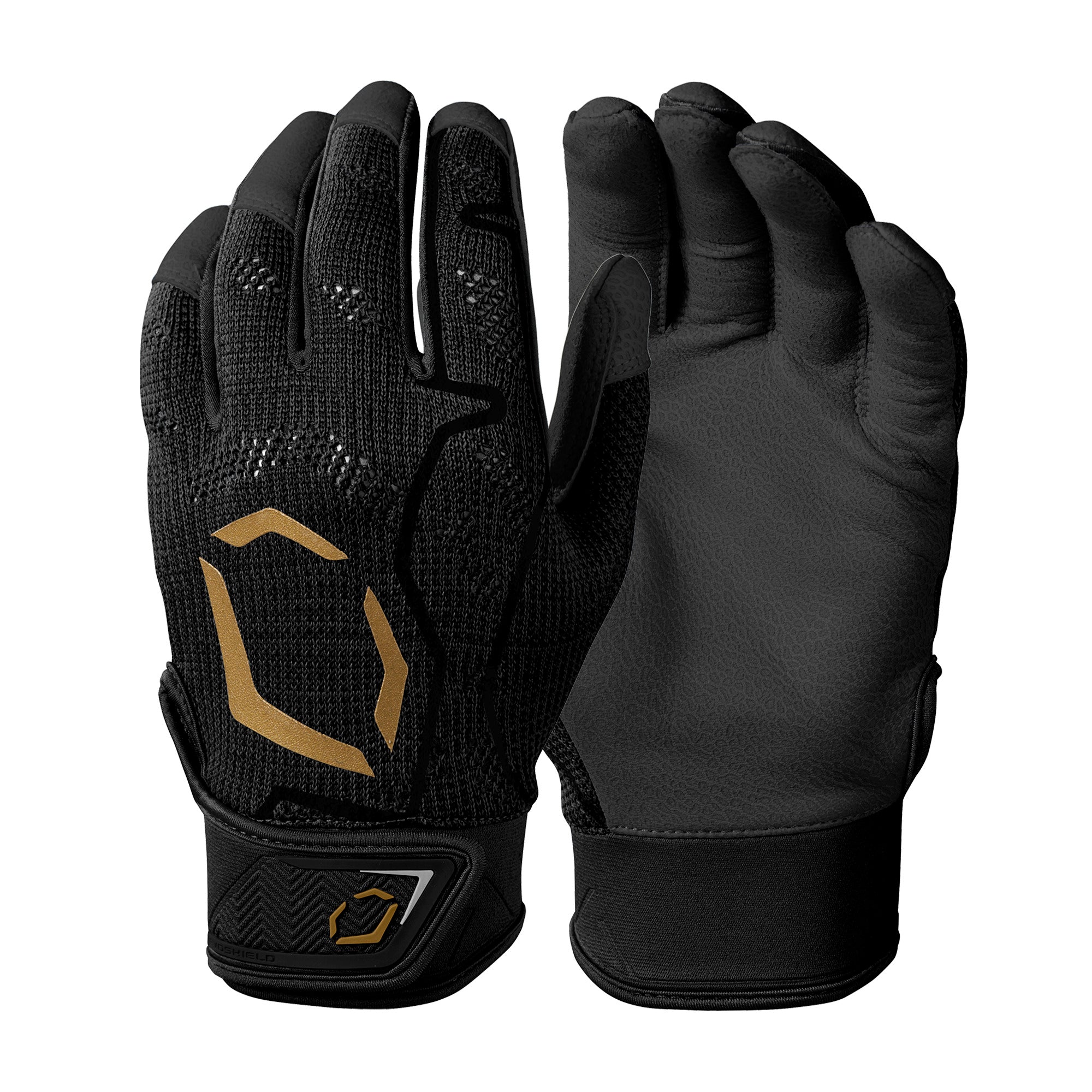 Evoshield Adult Pro-SRZ Batting Gloves Black