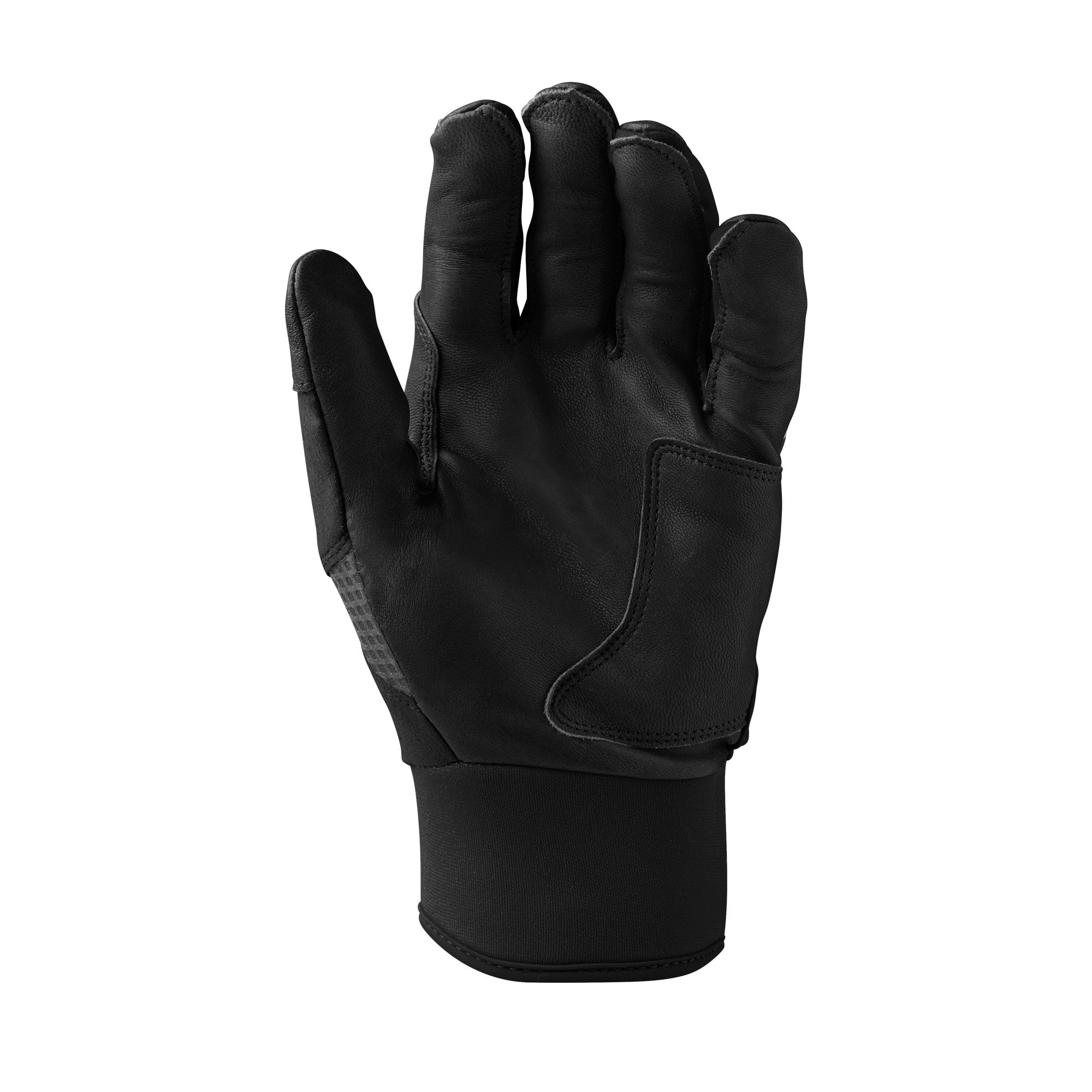 EvoShield Carbyne batting gloves adult black front view