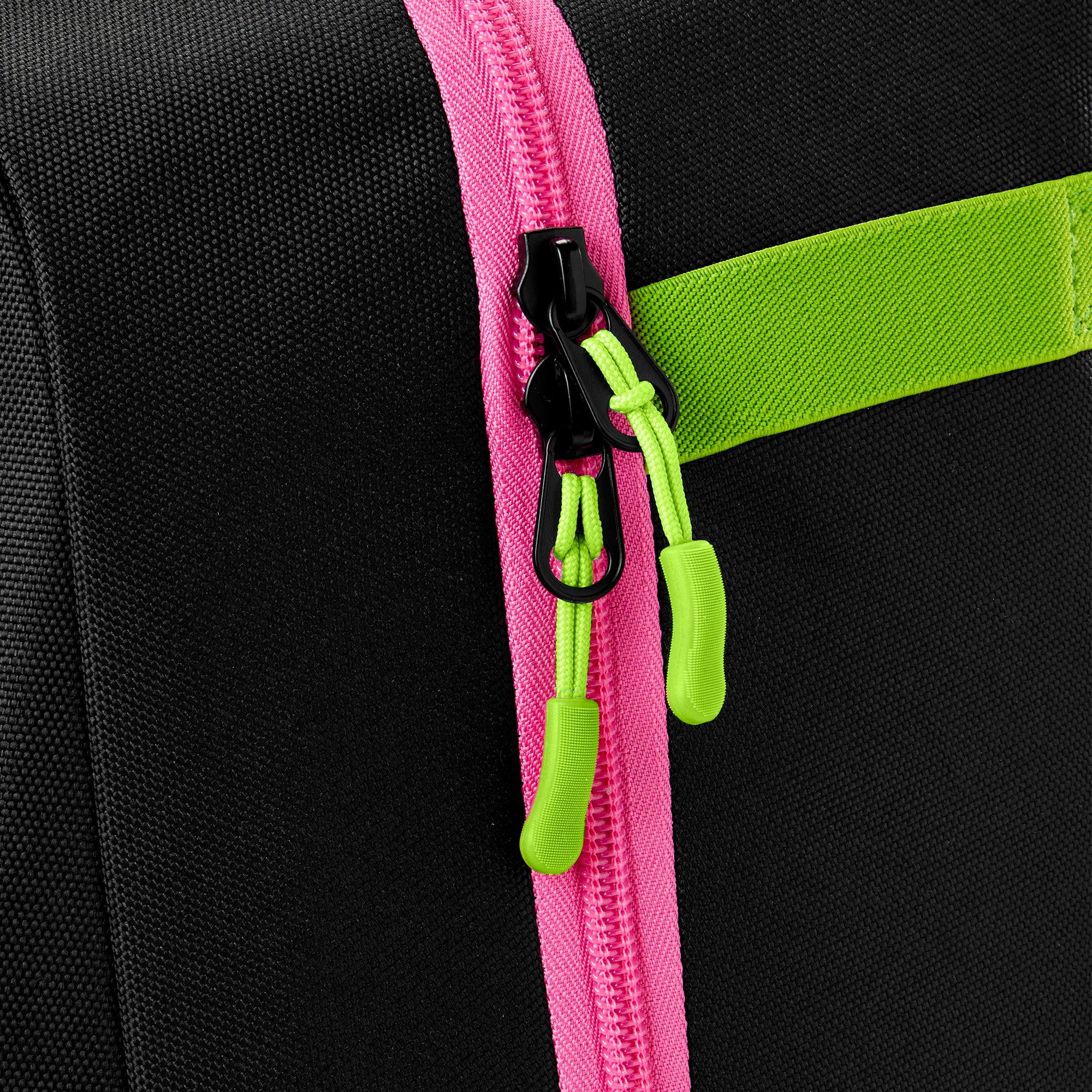 Close-up zipper Louisville Slugger Party Animals Stick Pack Black Neon Pink
