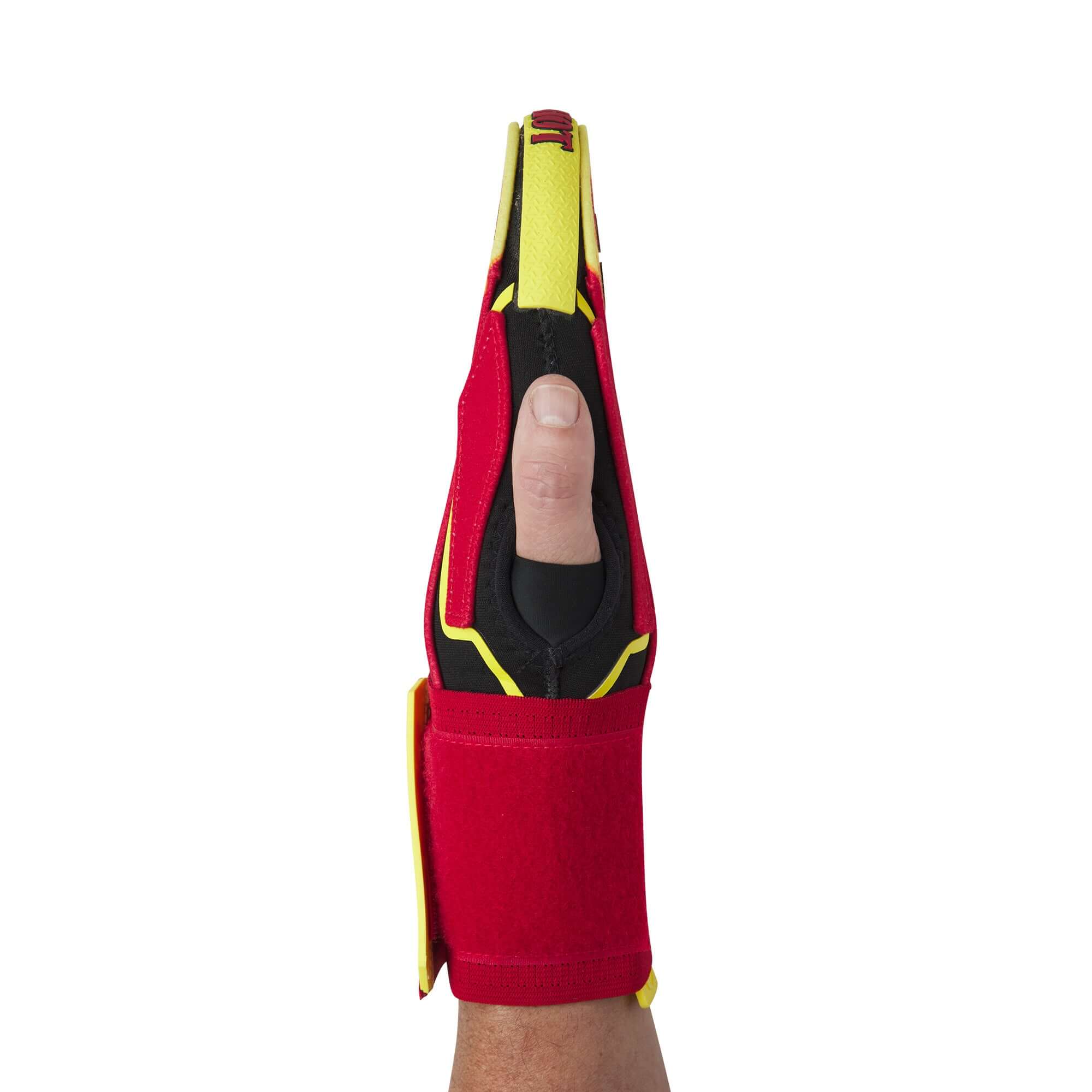 Evoshield X-SRZ Stay Hot Sliding Mitt 2.0 showcasing a finger grip design for optimal dexterity and protection in baseball.