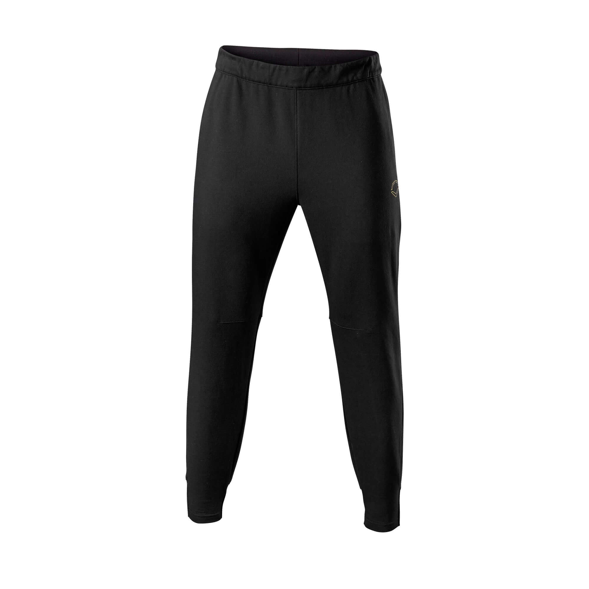 Evoshield Men's Black Terry Joggers with pop color detail and relaxed fit
