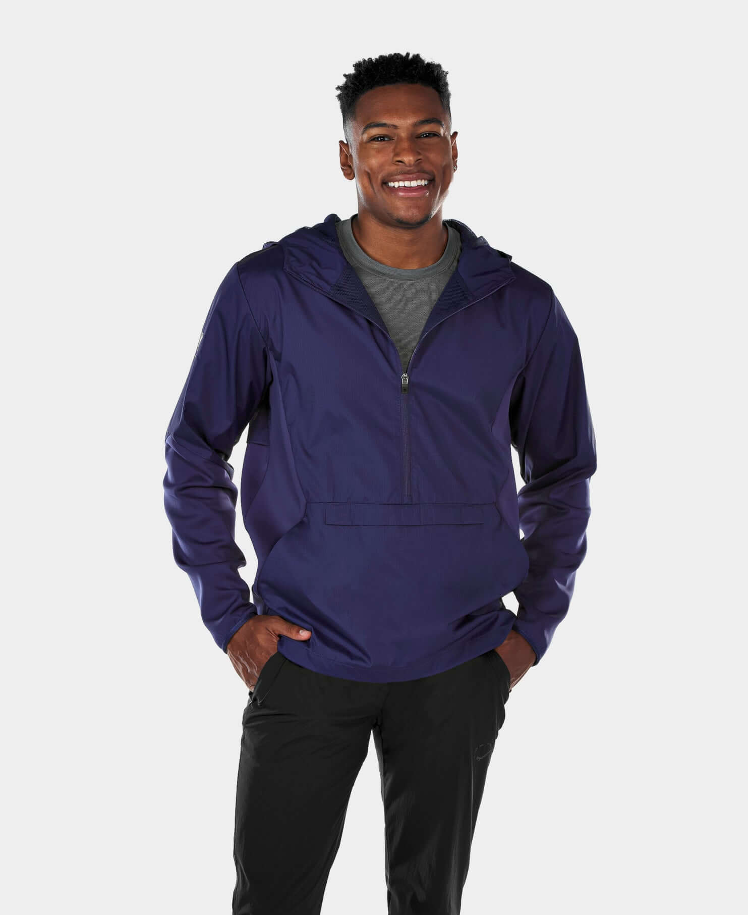 Baseball Jacket Majestic EvoShield Men's Anorak 1/2 Zip Pullover