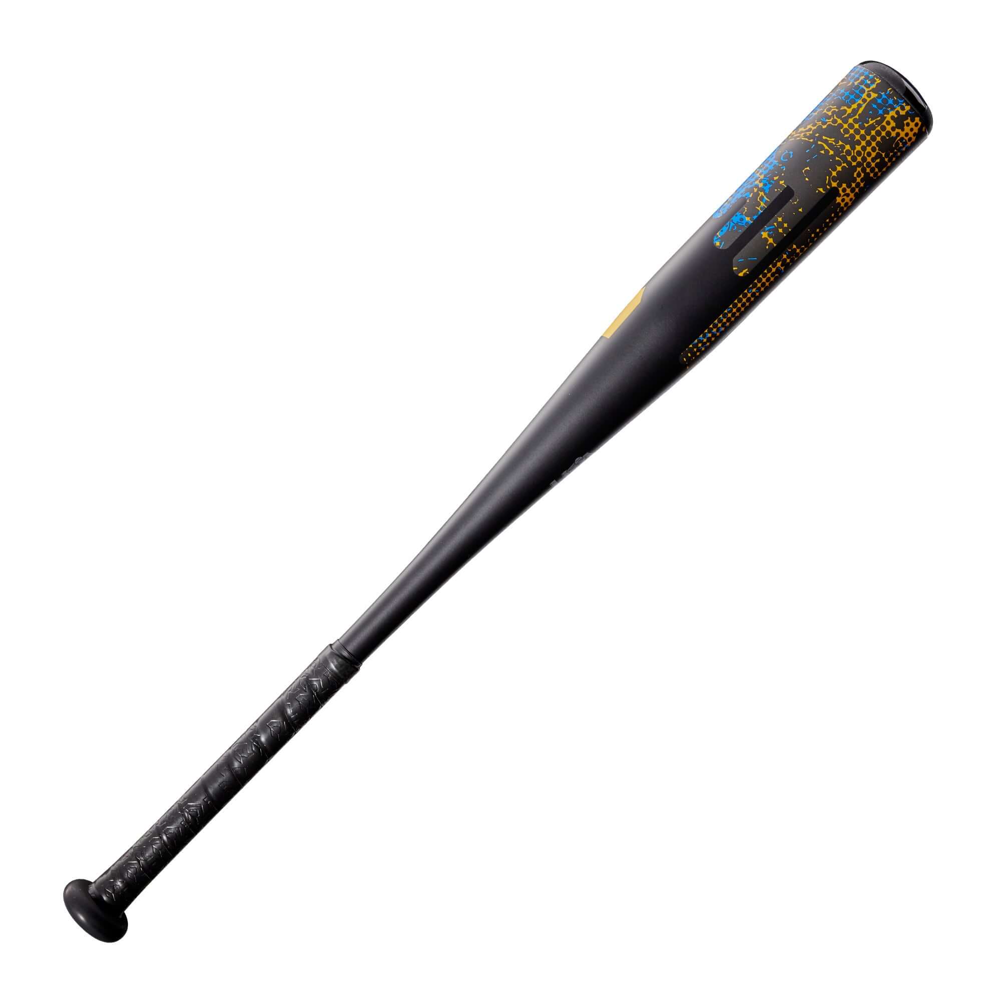 DeMarini UPRISING -11 USA Baseball Bat for young players, stiff one-piece alloy, enhanced swing speed.
