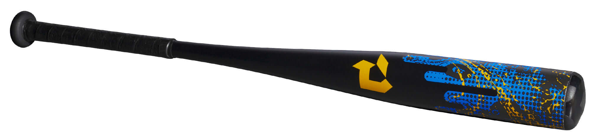 DeMarini UPRISING -11 USA Baseball Bat for young players, stiff one-piece alloy, enhanced swing speed.