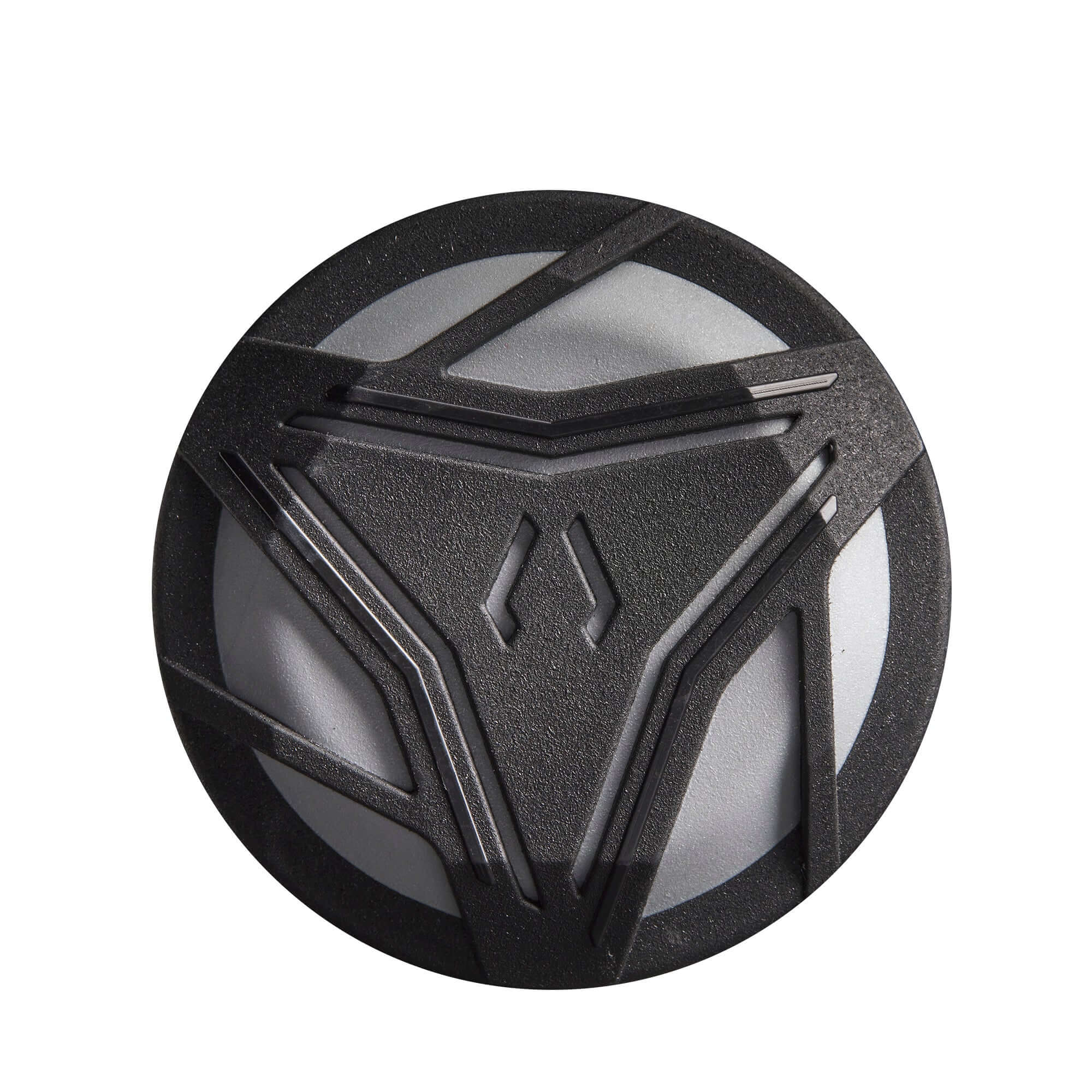 DeMarini 2024 Zoa SL baseball bat end cap with a sleek black and gray design for enhanced performance and stability.