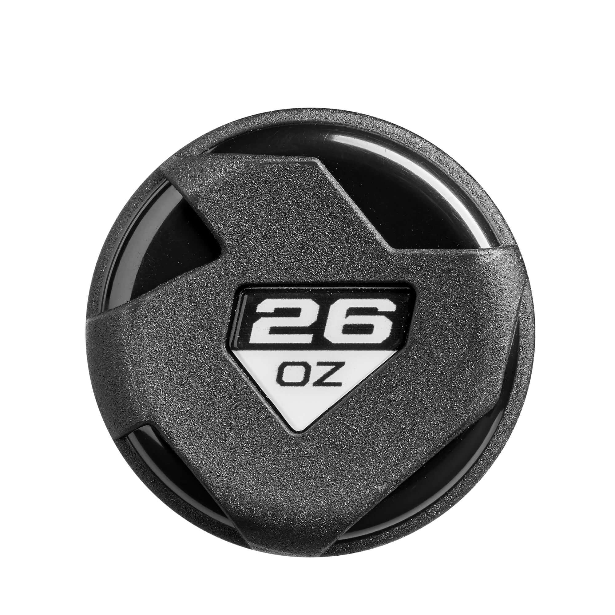 2025 DeMarini Ultimate Weapon Slowpitch Softball Bat end cap showing 26 oz weight for balanced performance at the plate.