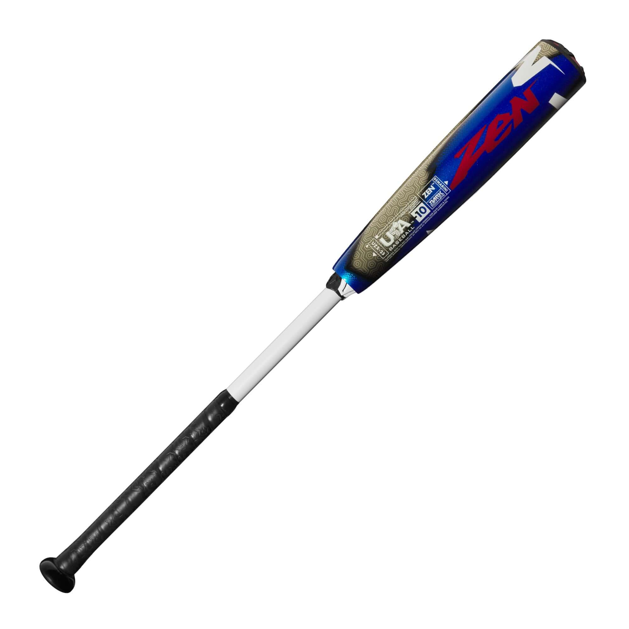 Rear view detailing the branding and sleek aesthetics of the Zen Bat.
