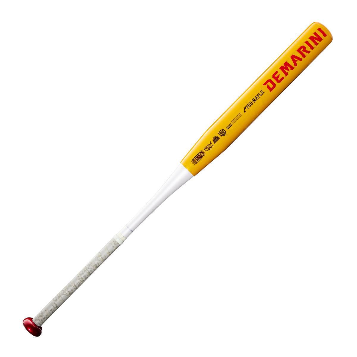 2027 DeMarini Corndog Wood Composite Softball Bat featuring Pro Maple Barrel and composite reinforcement for durability.