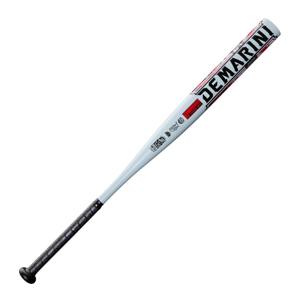 2027 DeMarini Uprising Slowpitch Softball Bat with durable one-piece alloy construction