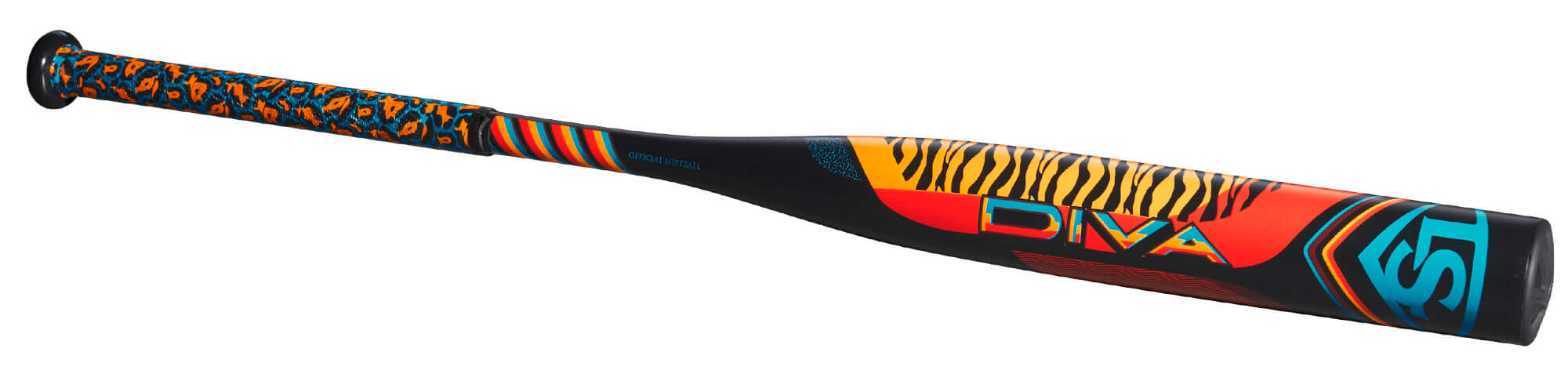 Louisville Slugger FP DIVA 2022 Fastpitch Bat with standard synthetic leather grip