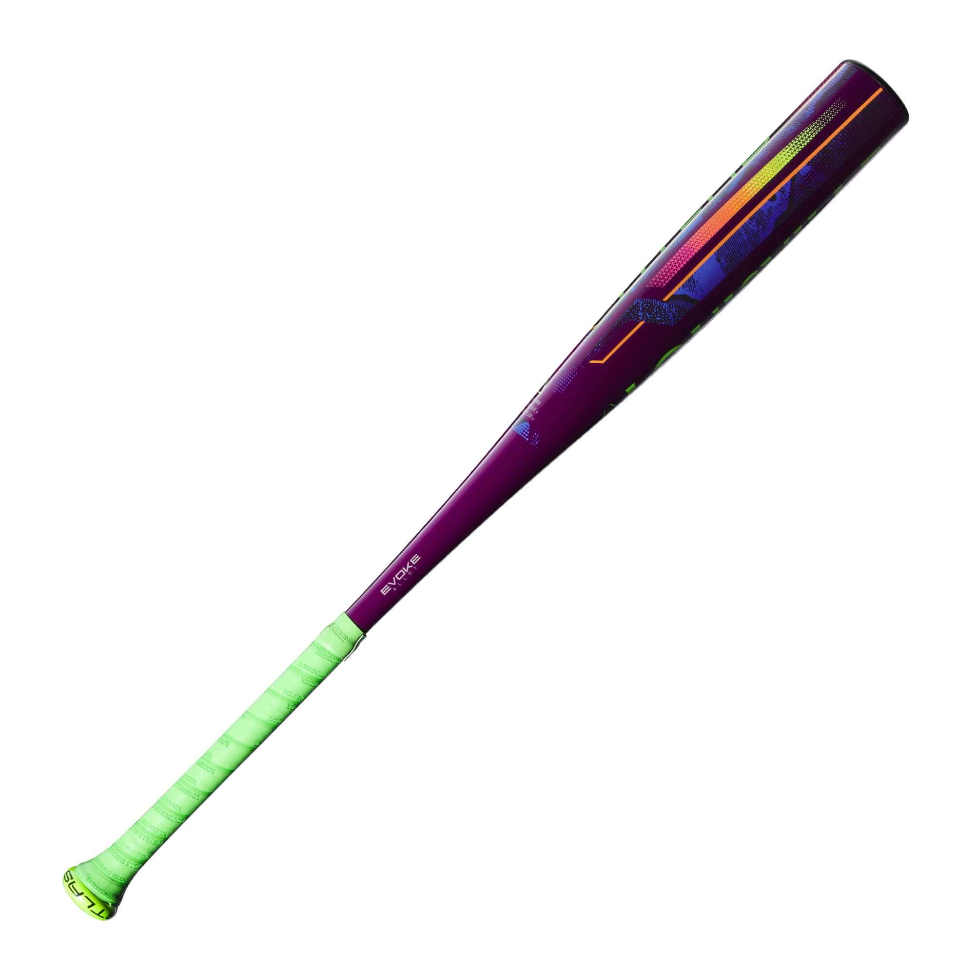 2025 Louisville Slugger Atlas CWS (-3) BBCOR Baseball Bat in vibrant colors with EVOKE Alloy Barrel design.
