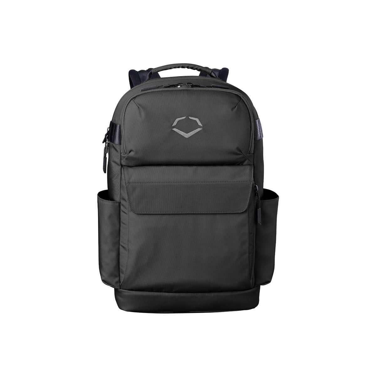 EvoShield Exec 2.0 Backpack in black with multiple compartments and ergonomic design for travel and daily use.