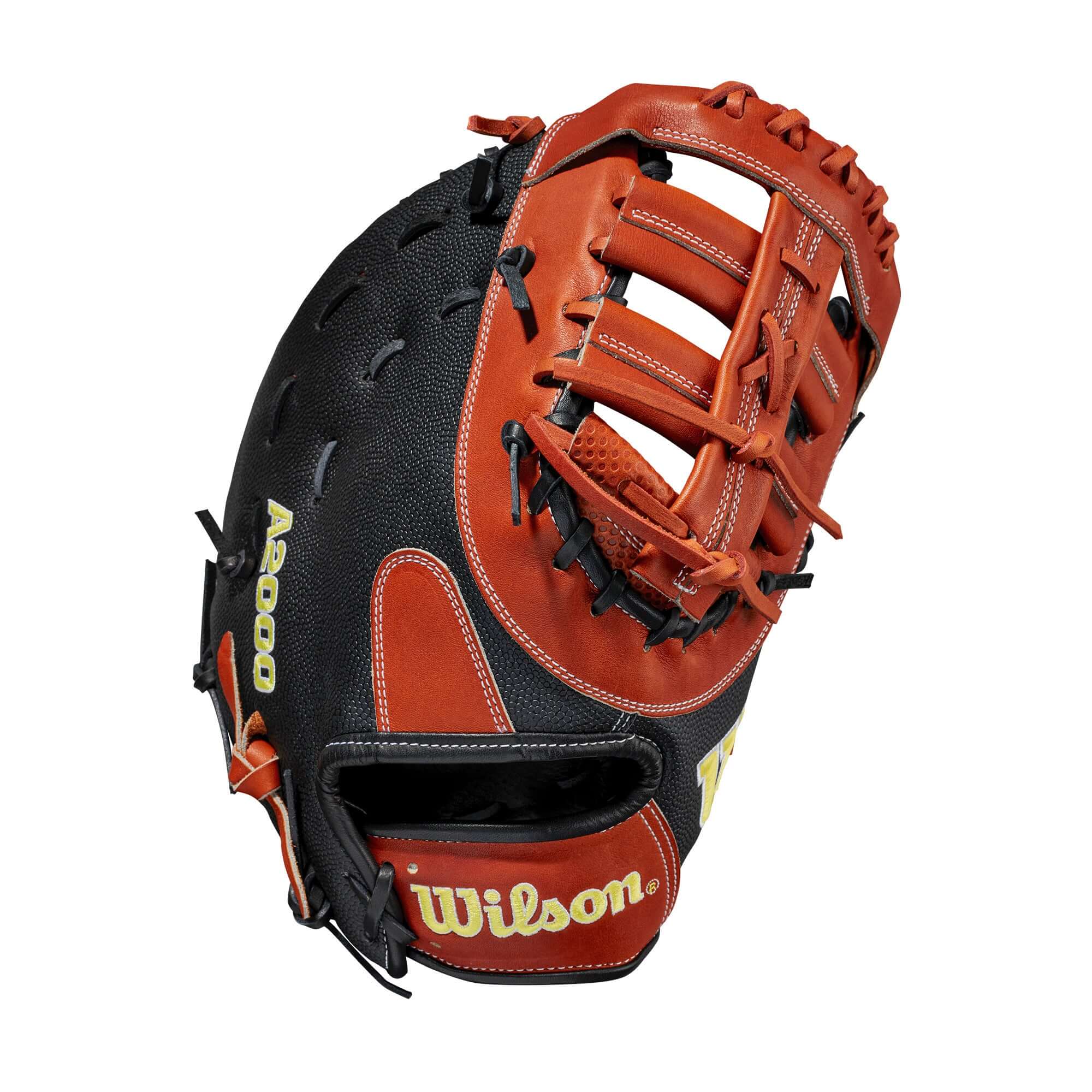 Wilson A2000 1620 first base mitt with Spin Control technology, 12.5, copper/black color