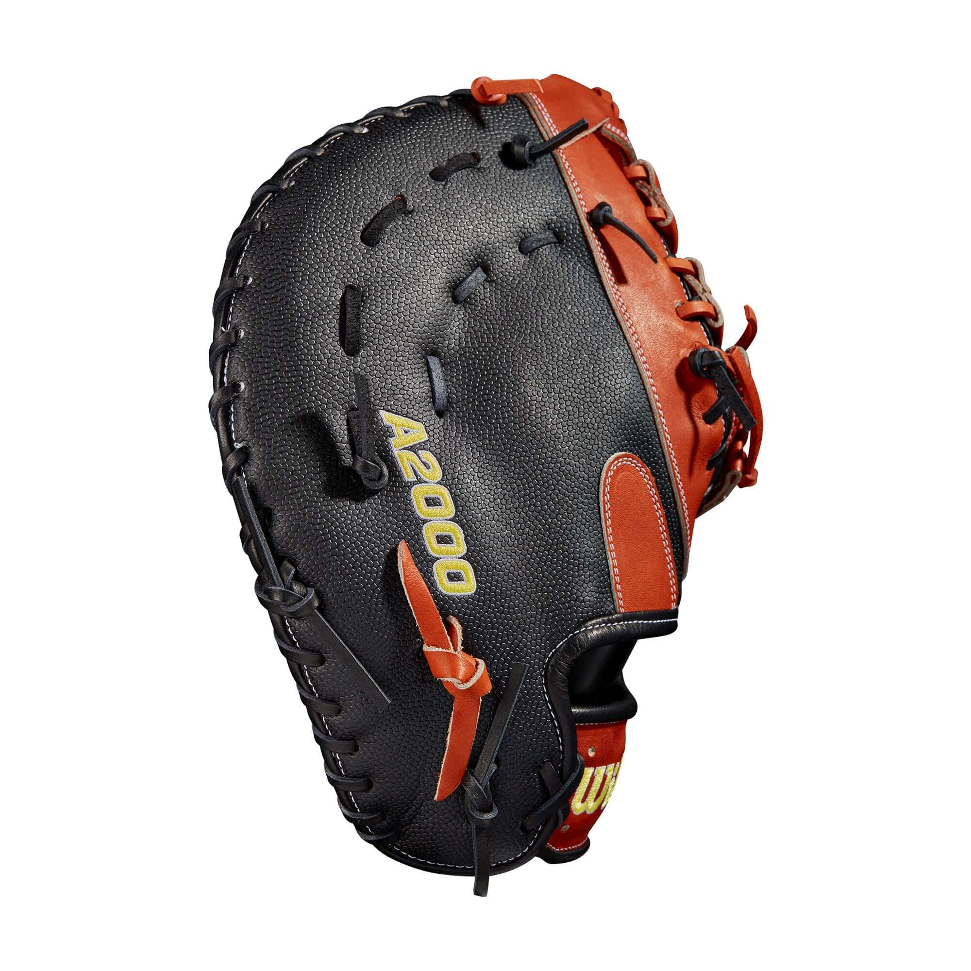 Wilson A2000 1620 first base mitt with Spin Control technology, 12.5, copper/black color