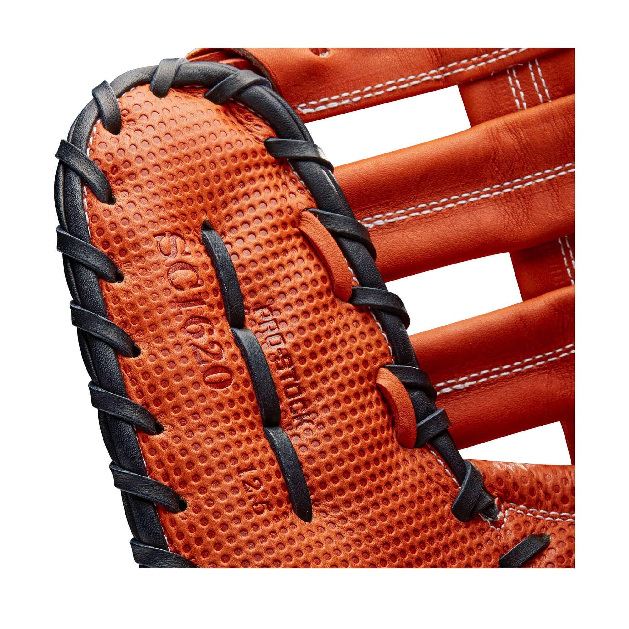 Wilson A2000 1620 first base mitt with Spin Control technology, 12.5, copper/black color