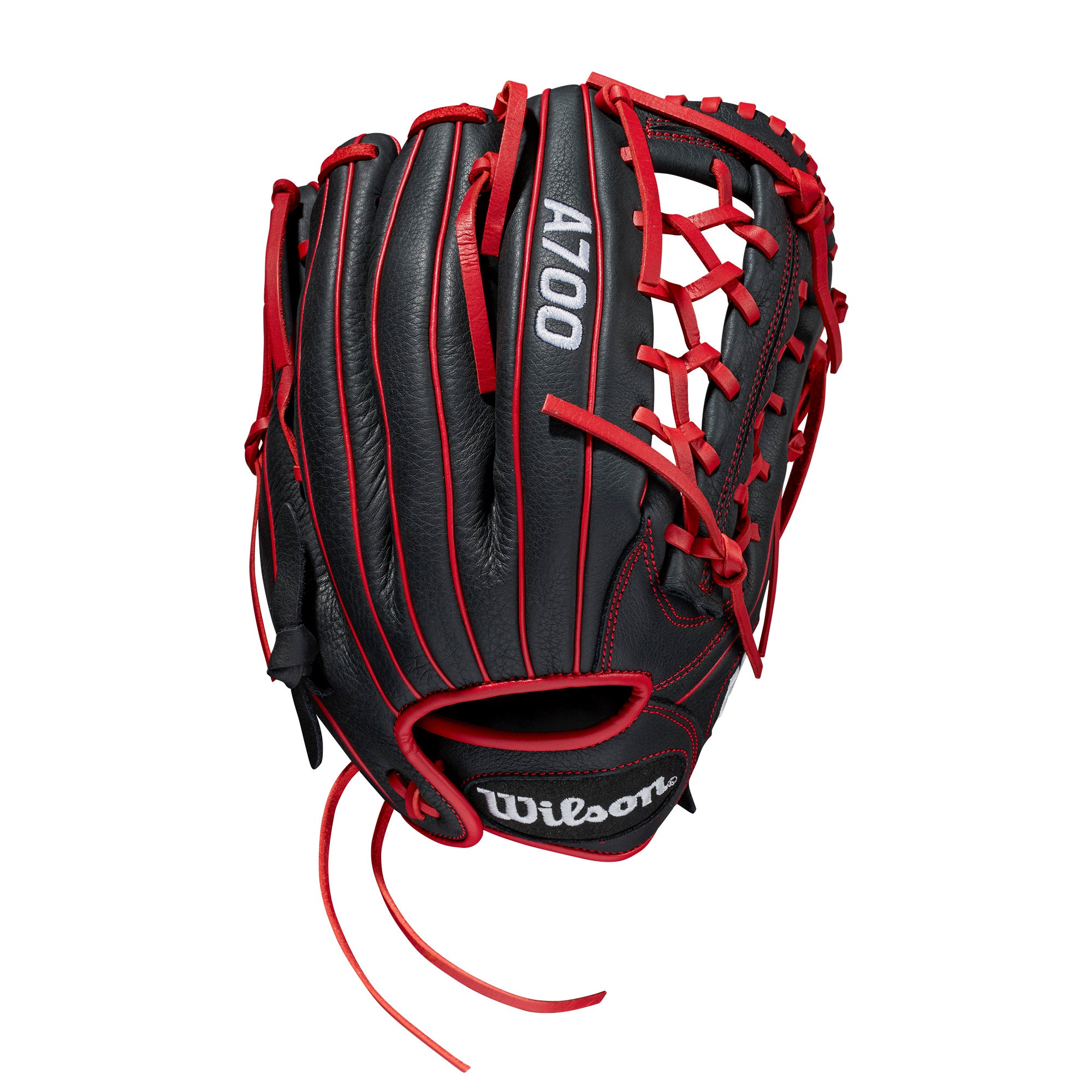 Wilson A700  Baseball 12" LHT 12 Black/Black/Red