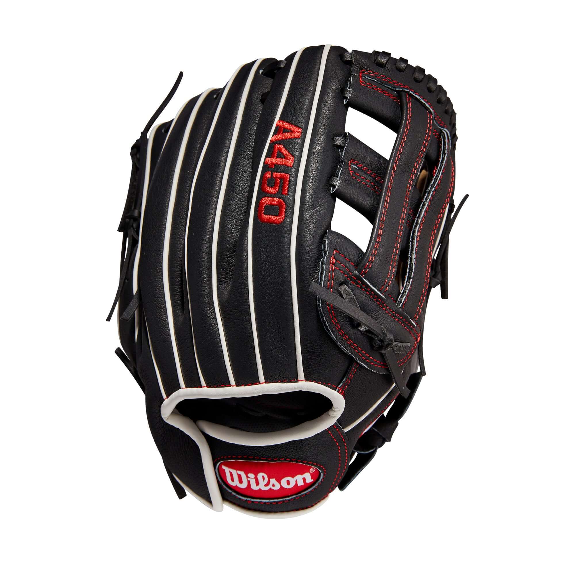 Wilson A450 11 Infield Glove, Blonde/Black, Dual Post Web