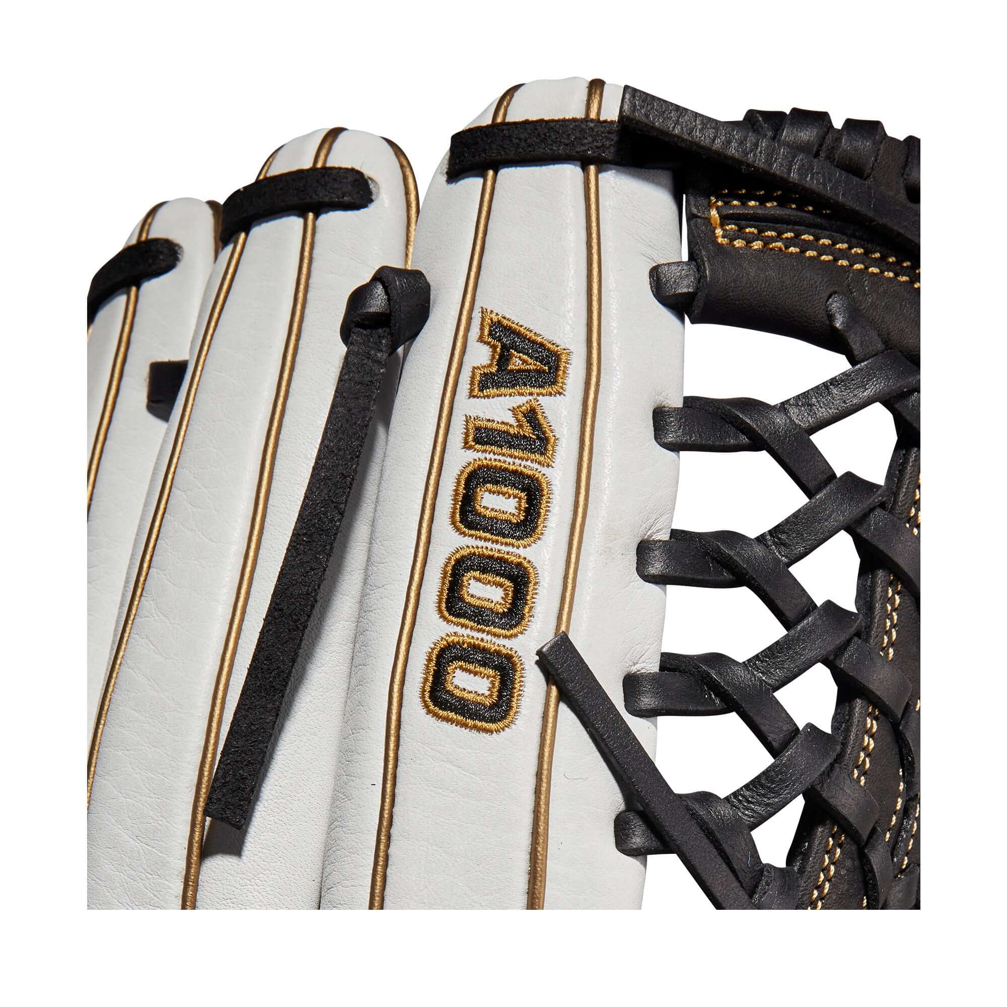 Wilson A1000 Fastpitch T125 LHT 12.5 White/Black/Blonde leather baseball glove