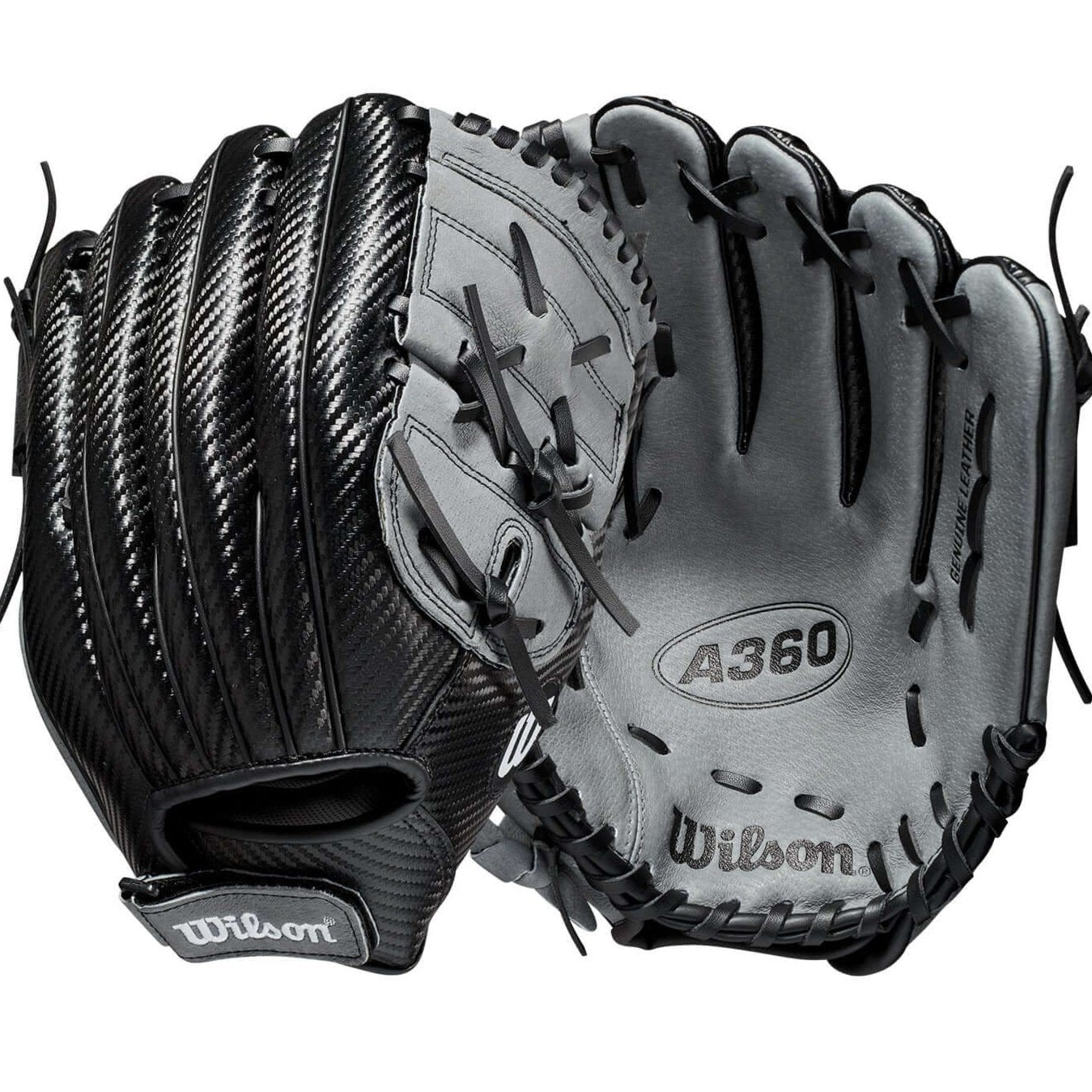 Wilson A360  Baseball 12" 12 Black/Carbon/White