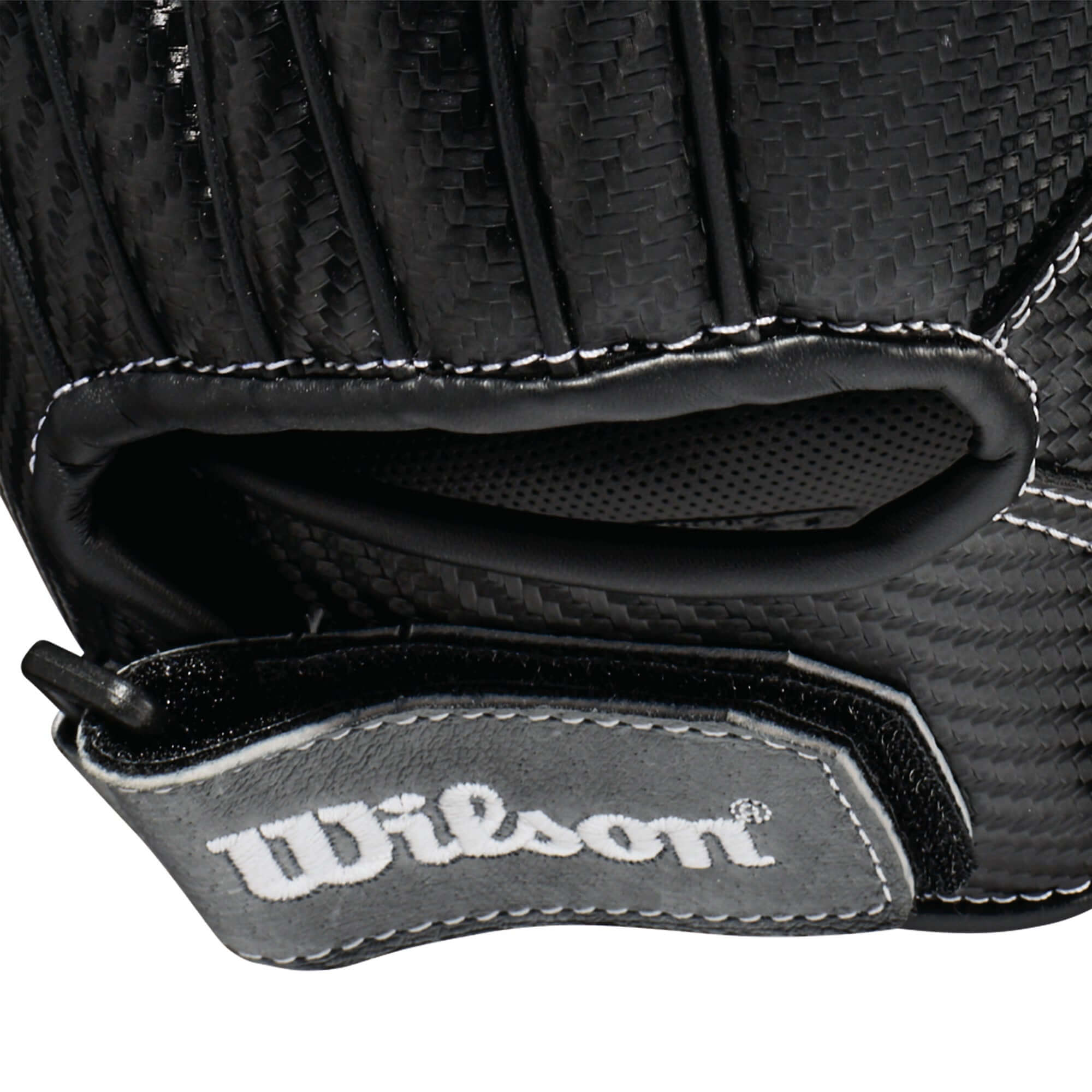 Wilson A360 Slowpitch 14 glove, black/graphite/white, with CarbonLite Shell 