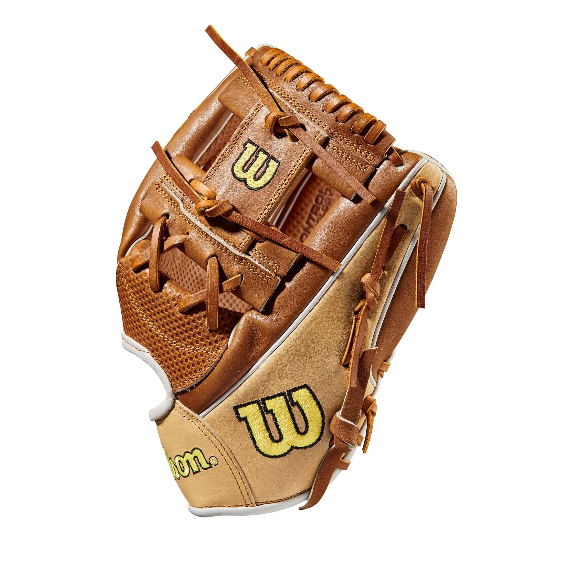 Wilson A2000 Spin Control 1787 11.75-inch Blonde/Saddle Tan glove
