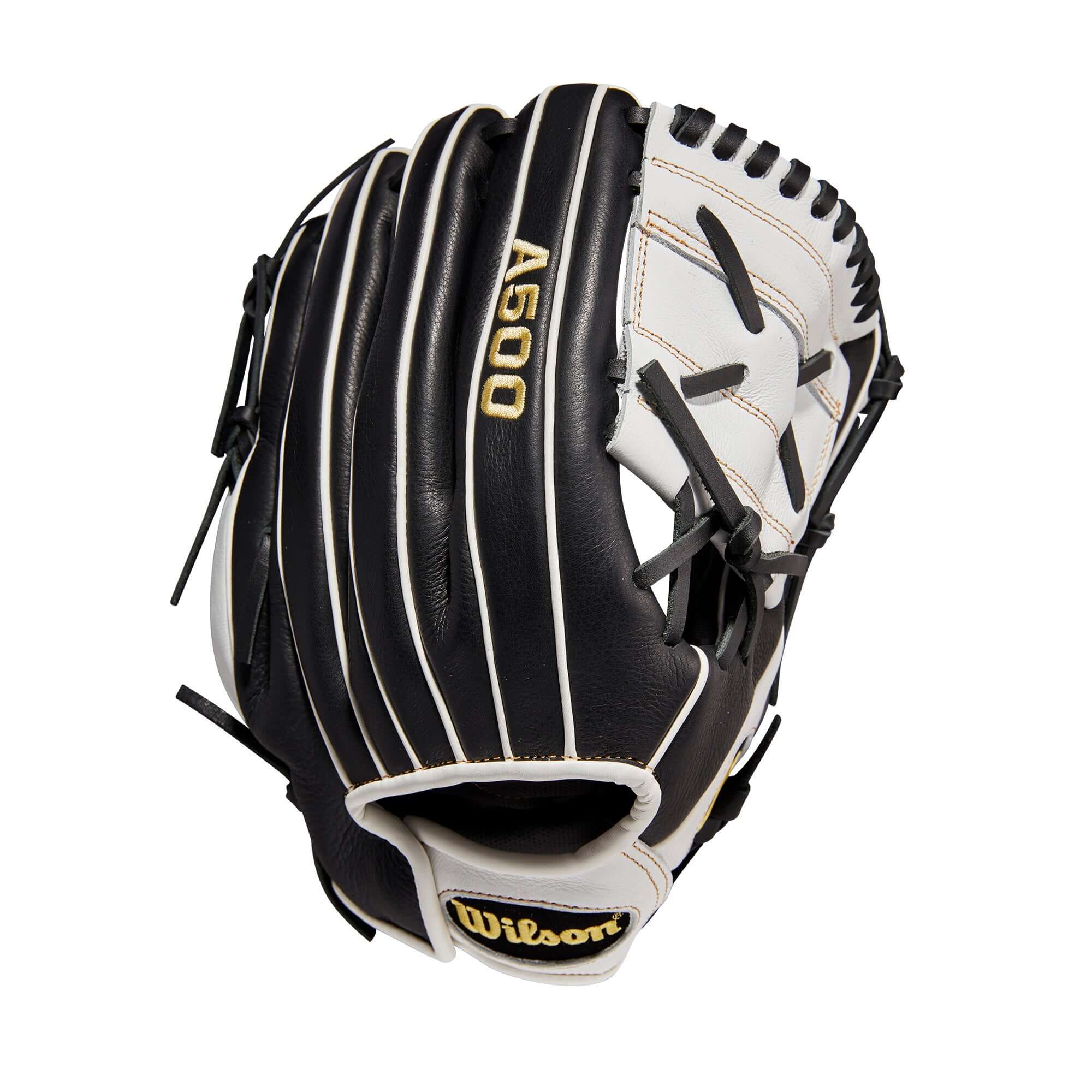 Wilson A550 Siren 12 LHT glove, black/white, for ages 7 and under