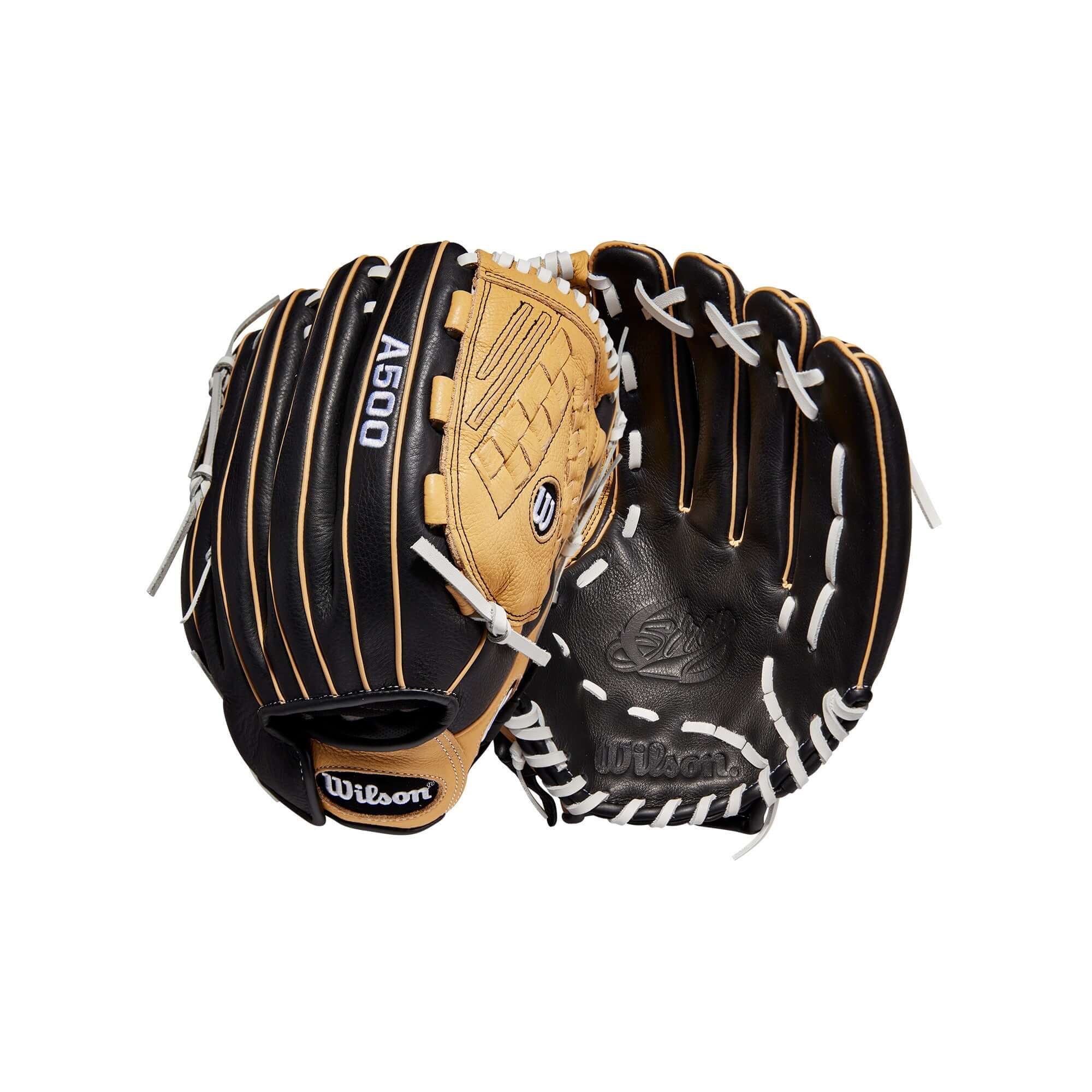 Wilson A500 Siren 12.5"   Fastpitch Outfield Black/Blonde/White