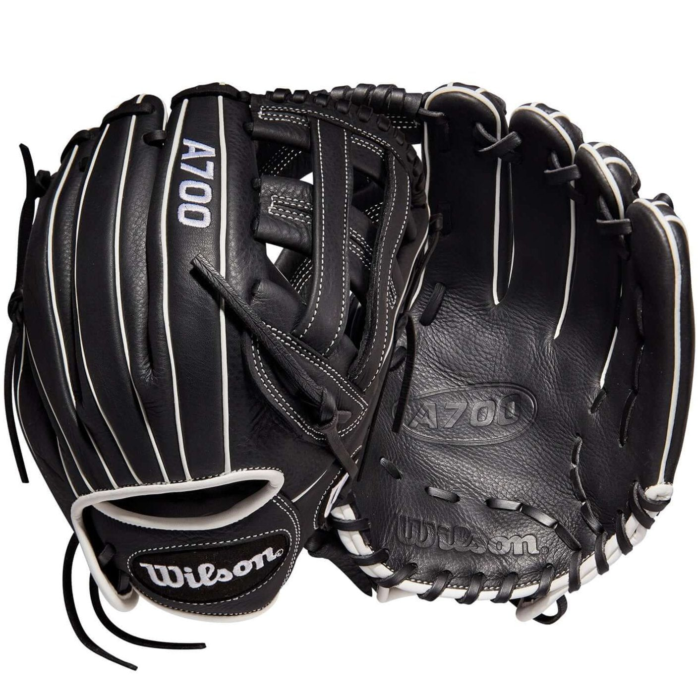 Wilson A700 Fastpitch 12 LHT Black/White Infield Glove