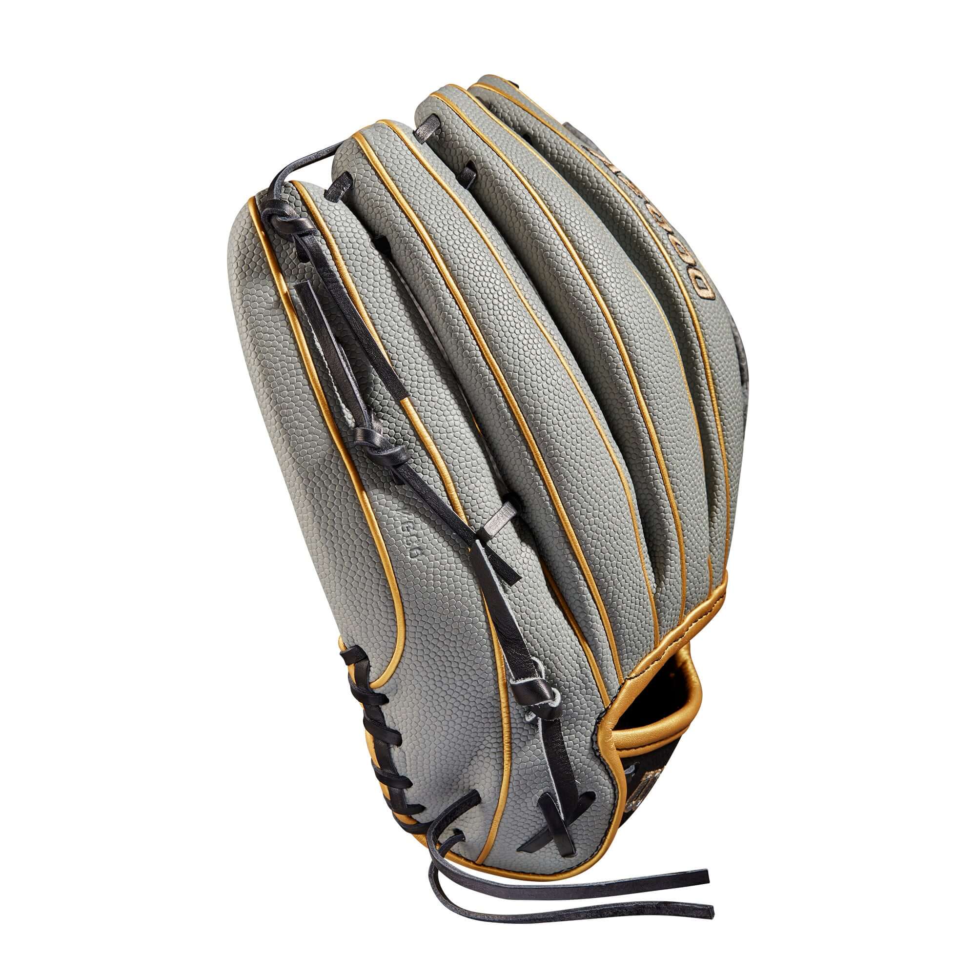Wilson A2000  FP V125 w/Spin Control  & SuperSkin  (OF) 12.5 Grey SC /Grey SS/Gold