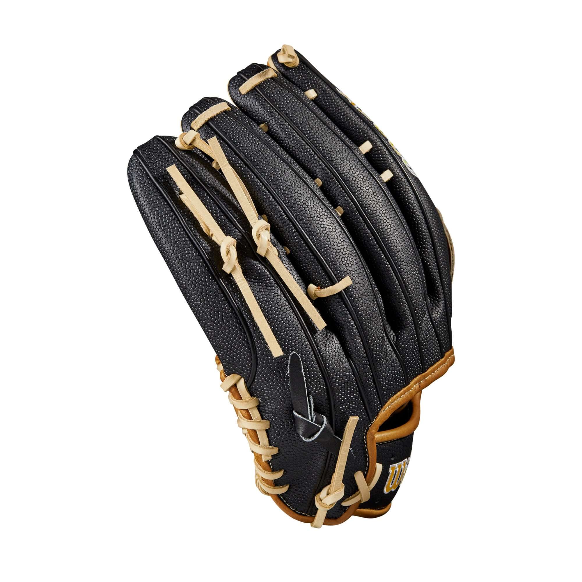 Wilson A2000 1799SS LHT 12.75 glove in Saddle Tan and Black SuperSkin