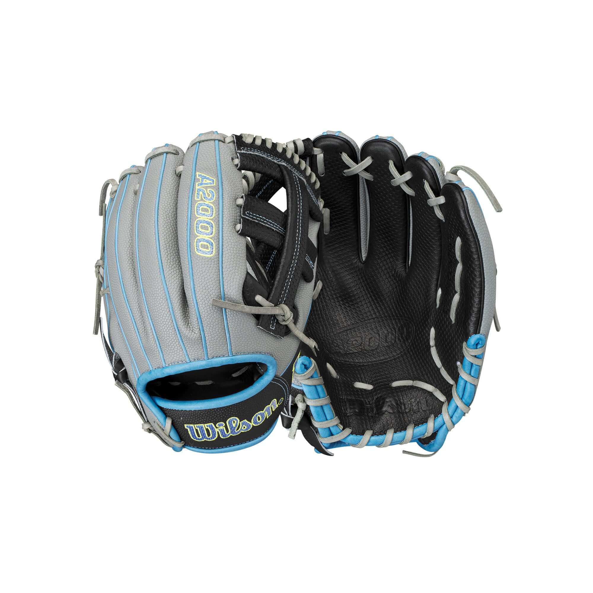 Wilson A2000 SC1786SS T1D 11.5" infield baseball glove showcasing modified design and Single Post Web for optimal play.