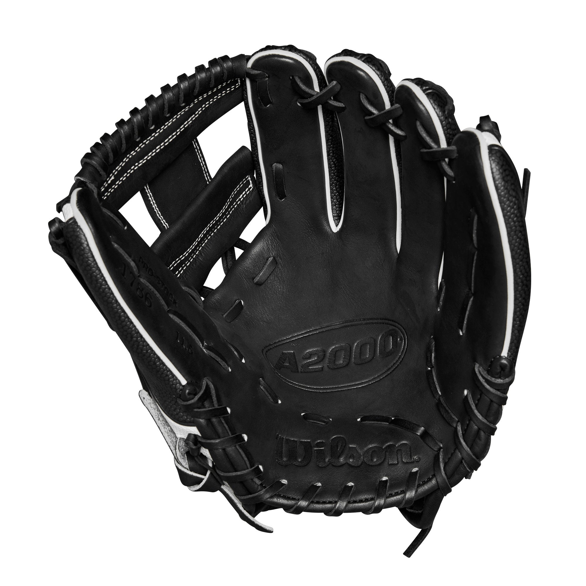 Wilson 2024 A2000 1786SS Black/White 11.5" Infield Glove