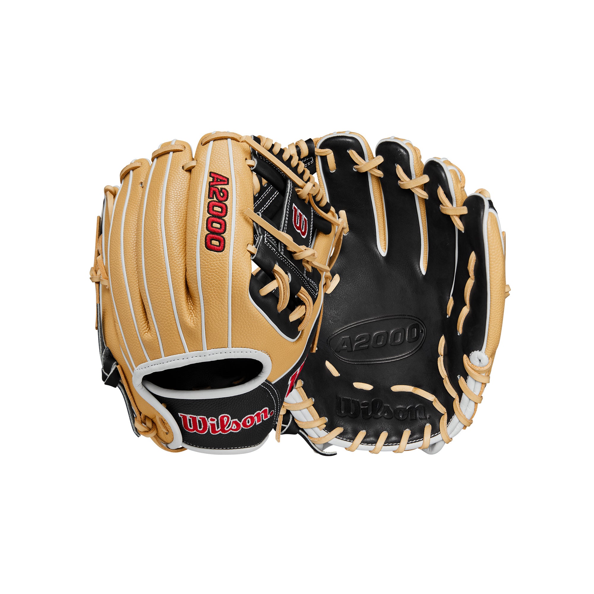 Wilson 2024 A2000 DP15SS Blonde/Black/White 11.5" Infield Glove