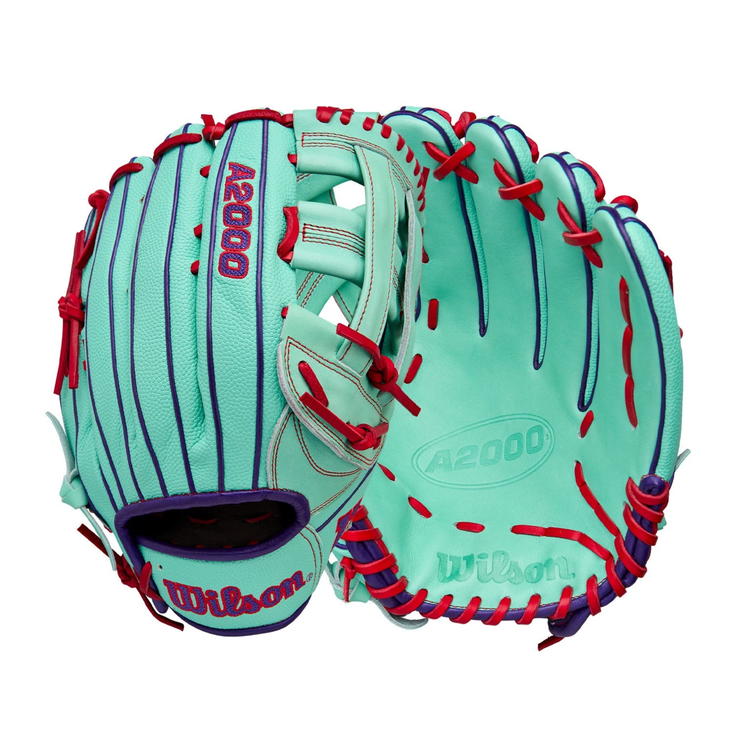 Wilson 2025 Fall A2000 1750 Seafoam/Purple 12.5"