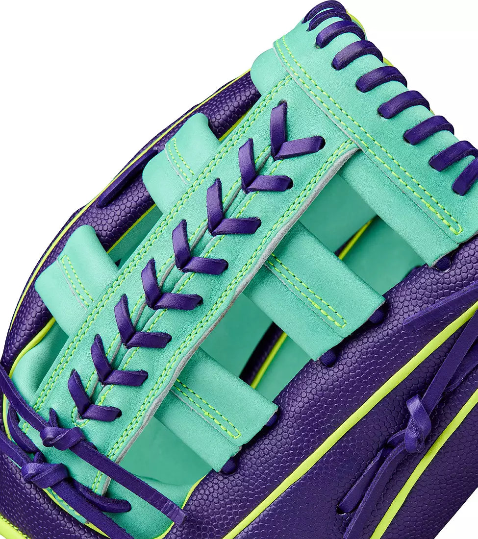 Wilson 2025 Fall A2000 1810SS Purple/Seafoam 12.75"