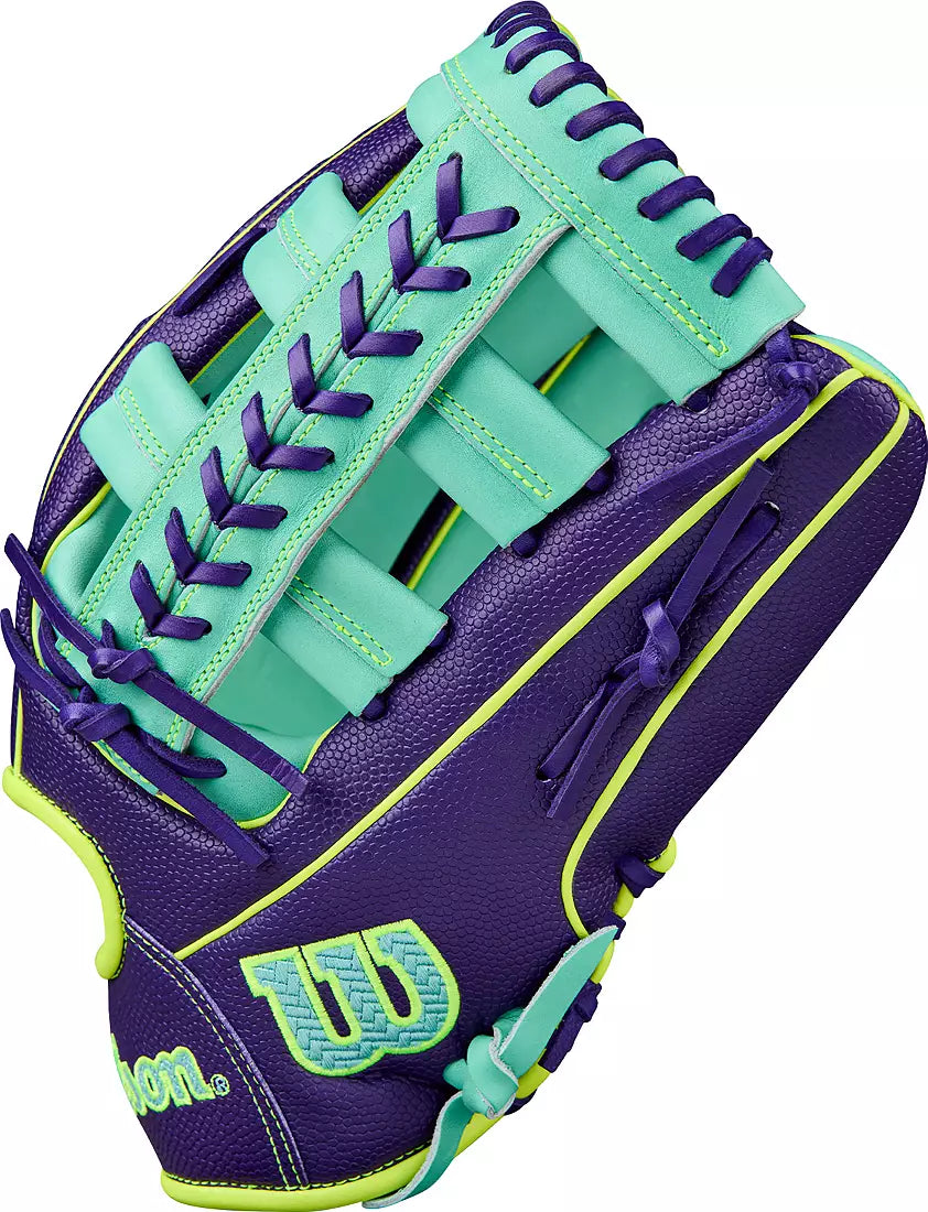 Wilson 2025 Fall A2000 1810SS Purple/Seafoam 12.75"
