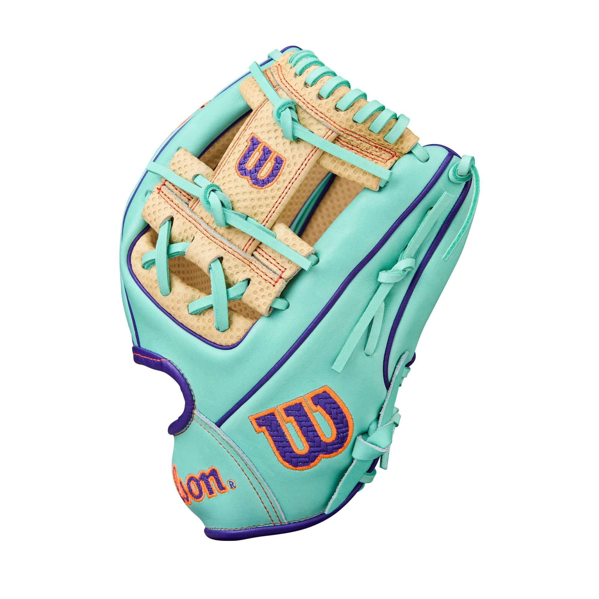 Thumb close-up of Wilson Winter 2025 A2000 SC1786 11.5" Infield Baseball Glove featuring Comfort Pro™ Fit and ProLux™ liner.